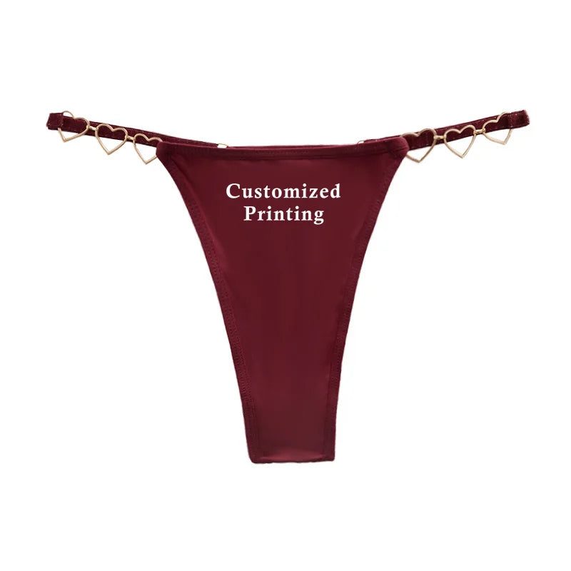 Custom Panties Personalized With Your Words