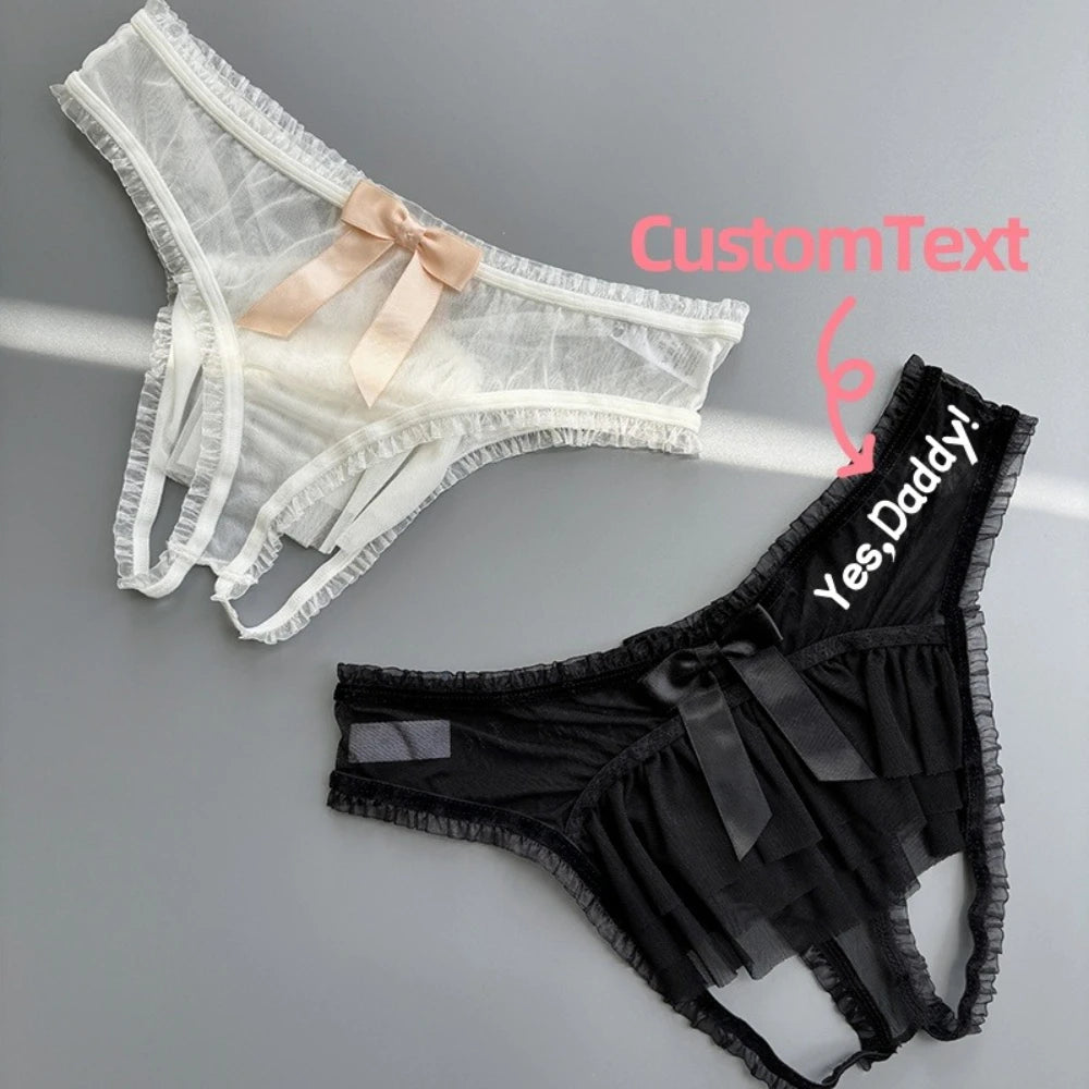 Personalized Photo Name Custom Thong Funny Print