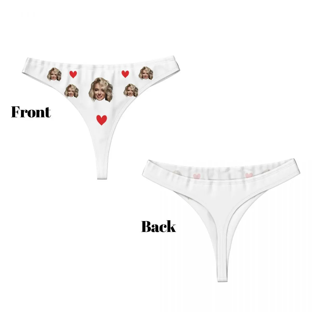 Custom Personalized Face Women Underwear