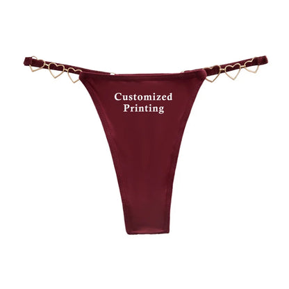 Custom Panties Personalized With Your Words