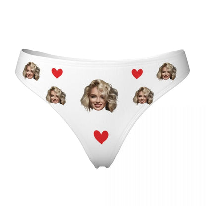 Custom Personalized Face Women Underwear
