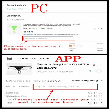 Personalized Crystal Letter Thong for Women Sexy Lace
